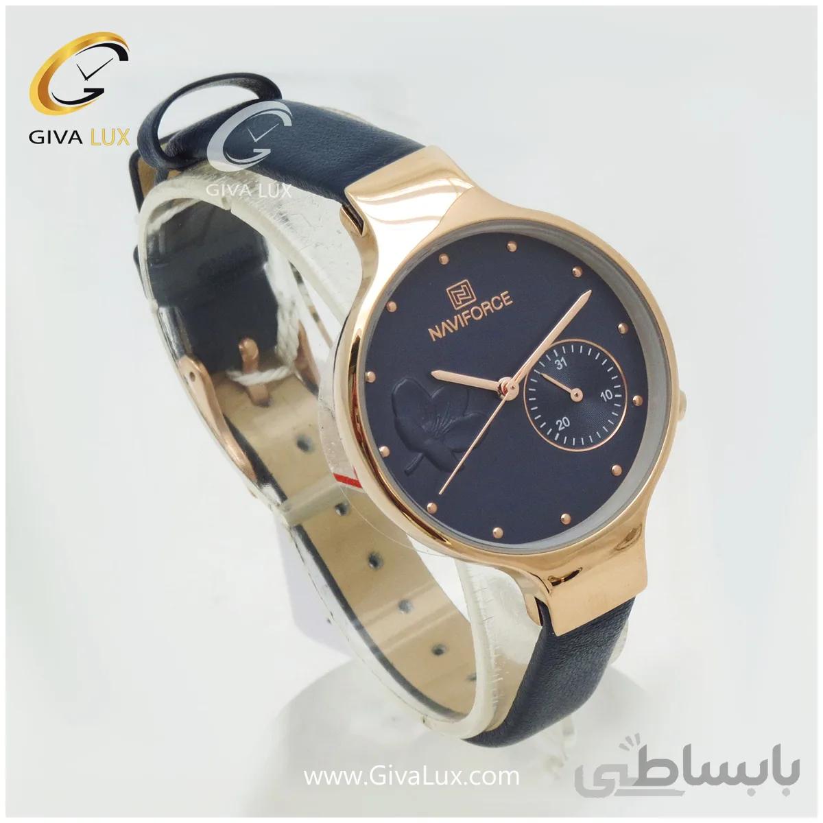 ساعت مچی عقربه ای زنانه نیوی فورس مدل NF5001L