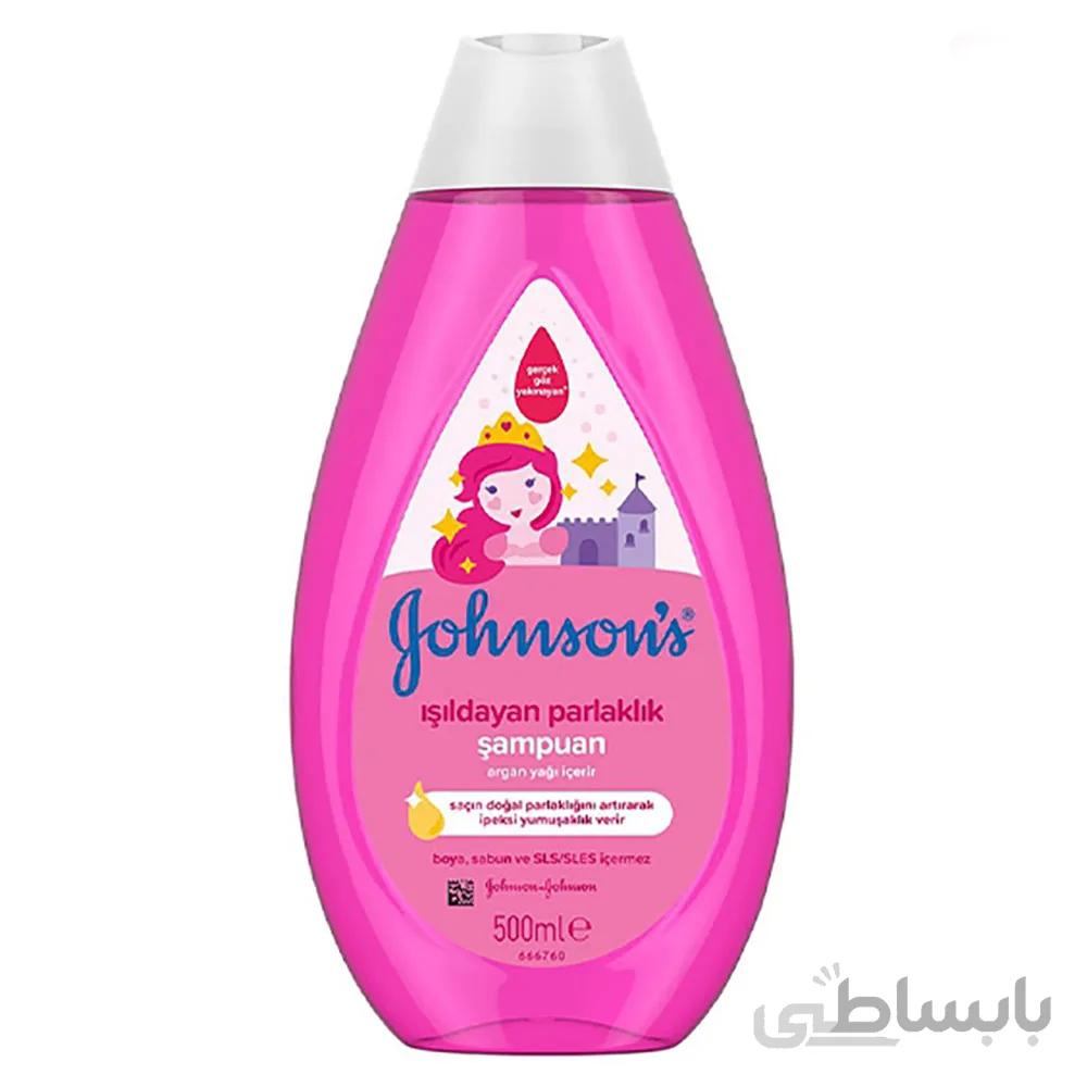 شامپو بچه جانسون درخشان کننده مو حجم 500 میلی لیتر ا Johnson Baby Shampoo 500 ml Brilliant