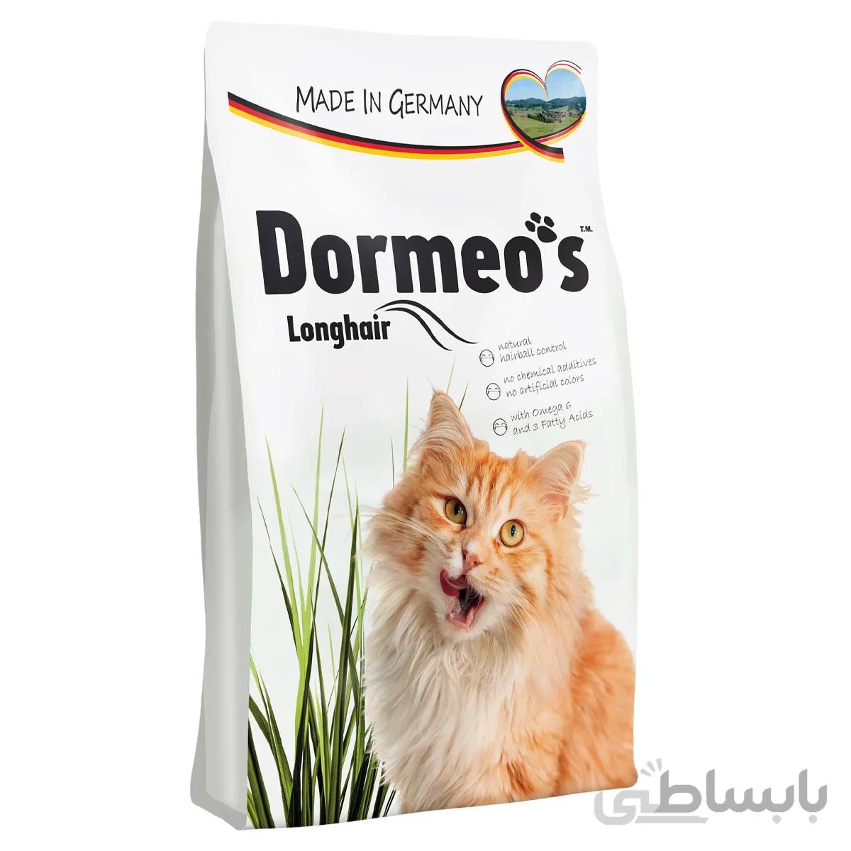 غذای خشک هپی کت سوپر پرمیوم مخصوص گربه بالغ مدل دورمئو وزن 1 کیلوگرمی ا Happy Cat Dormeo's Adult Cat Long Hair 1 kg