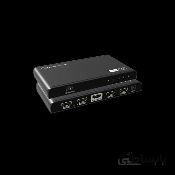 اسپلیتر 1 به 4 HDMI لنکنگ مدل LENKENG LKV314HDR-V2.0