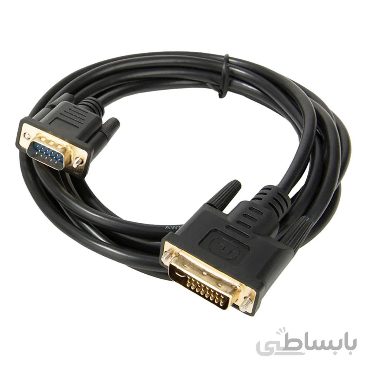 کابل تبدیل DVI به VGA مدل DTV به طول 1.5 متر