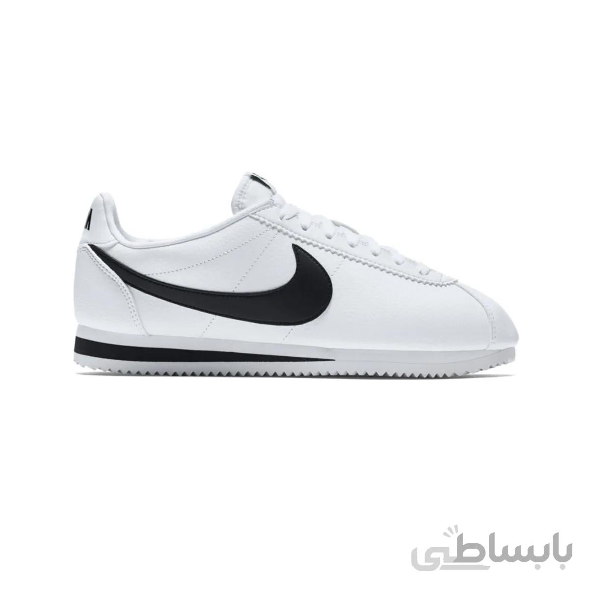 کتونی زنانه نایک کورتز Nike Cortez White And Black