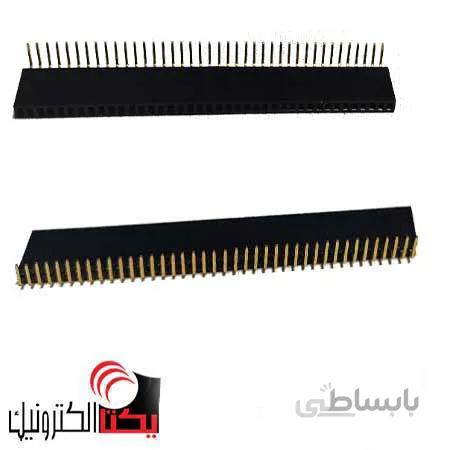 پین هدر مادگی رایت 40*1 پین 2.54 میلیمتر