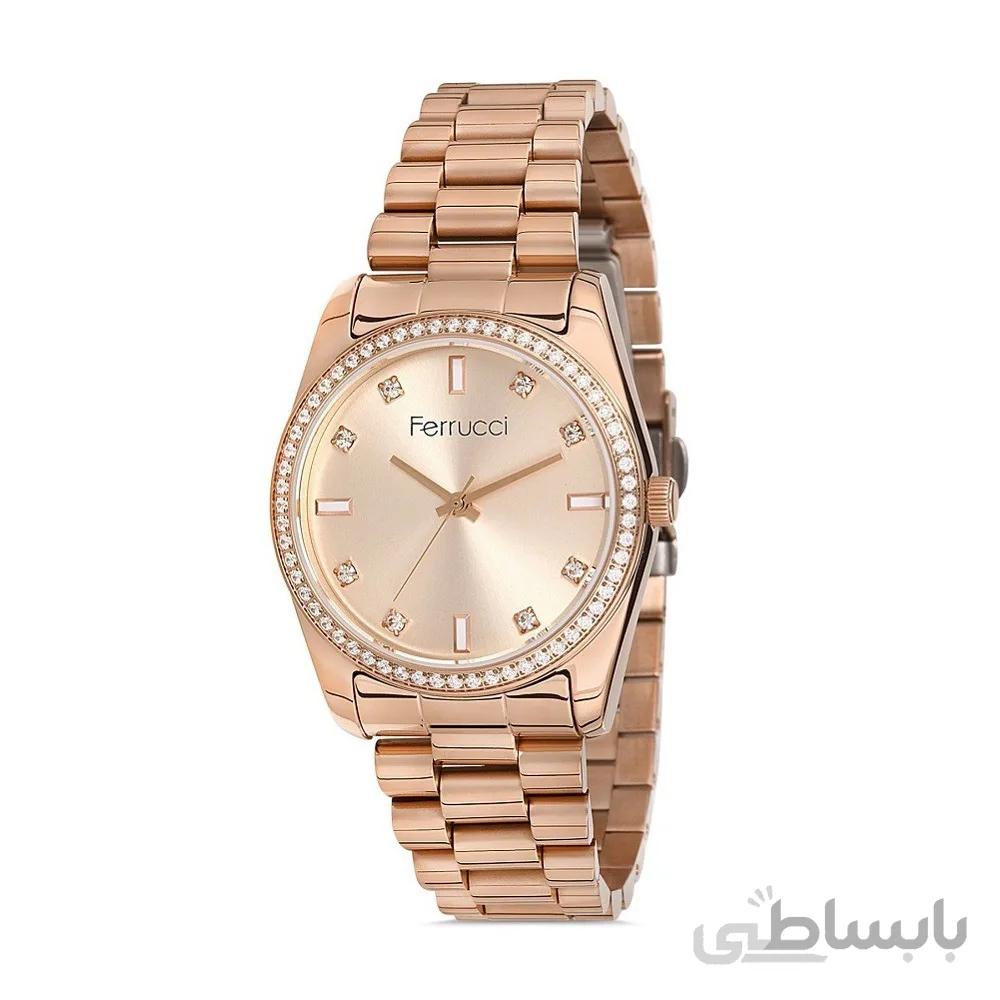 ساعت مچی عقربه ای زنانه برند فروچی Ferrucci مدل FC 13024M.02
