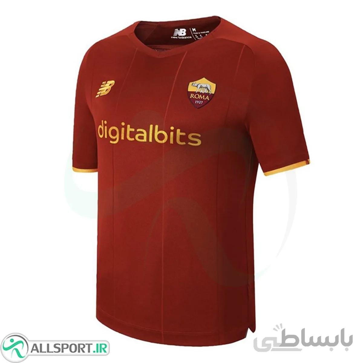 پیراهن اول آ اس رم As Roma 2021-22 Home Soccer Jersey