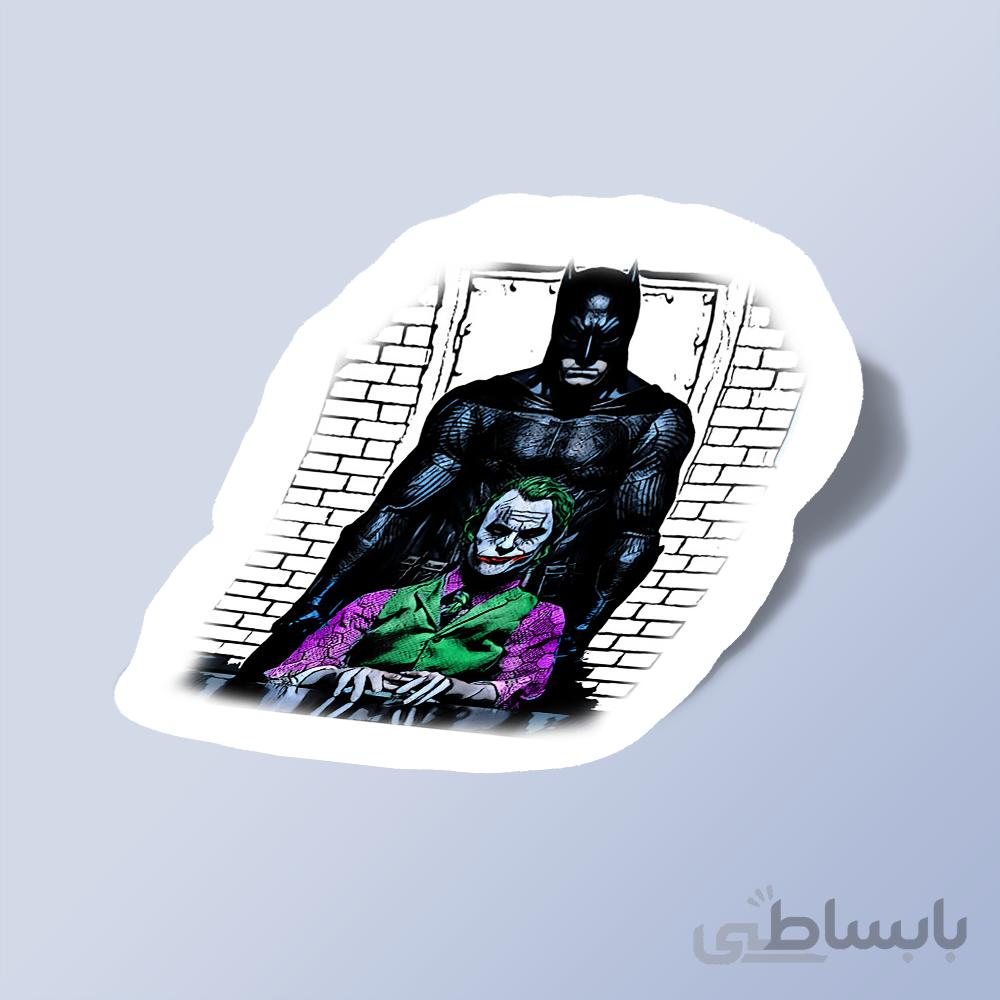 استیکر batman and joker are watching you