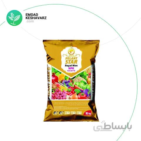 کود رویال مکس NPK 15-5-30 کیسه 10 کیلویی پلنت استار