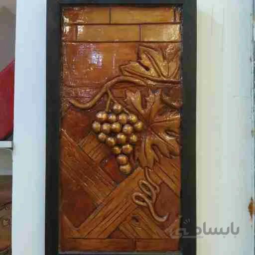 تابلو خوشه انگور نقش برجسته