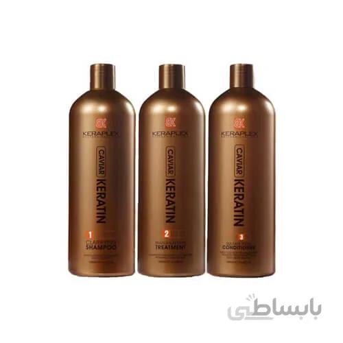 کراتین مو کراپلکس خاویار caviar keratin اصل