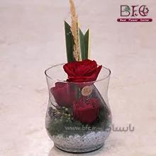 گلدان گل رز