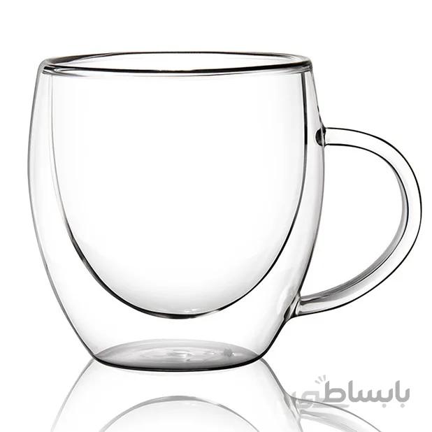 لیوان دوجداره گنجایش 260 سی سی کد 4582