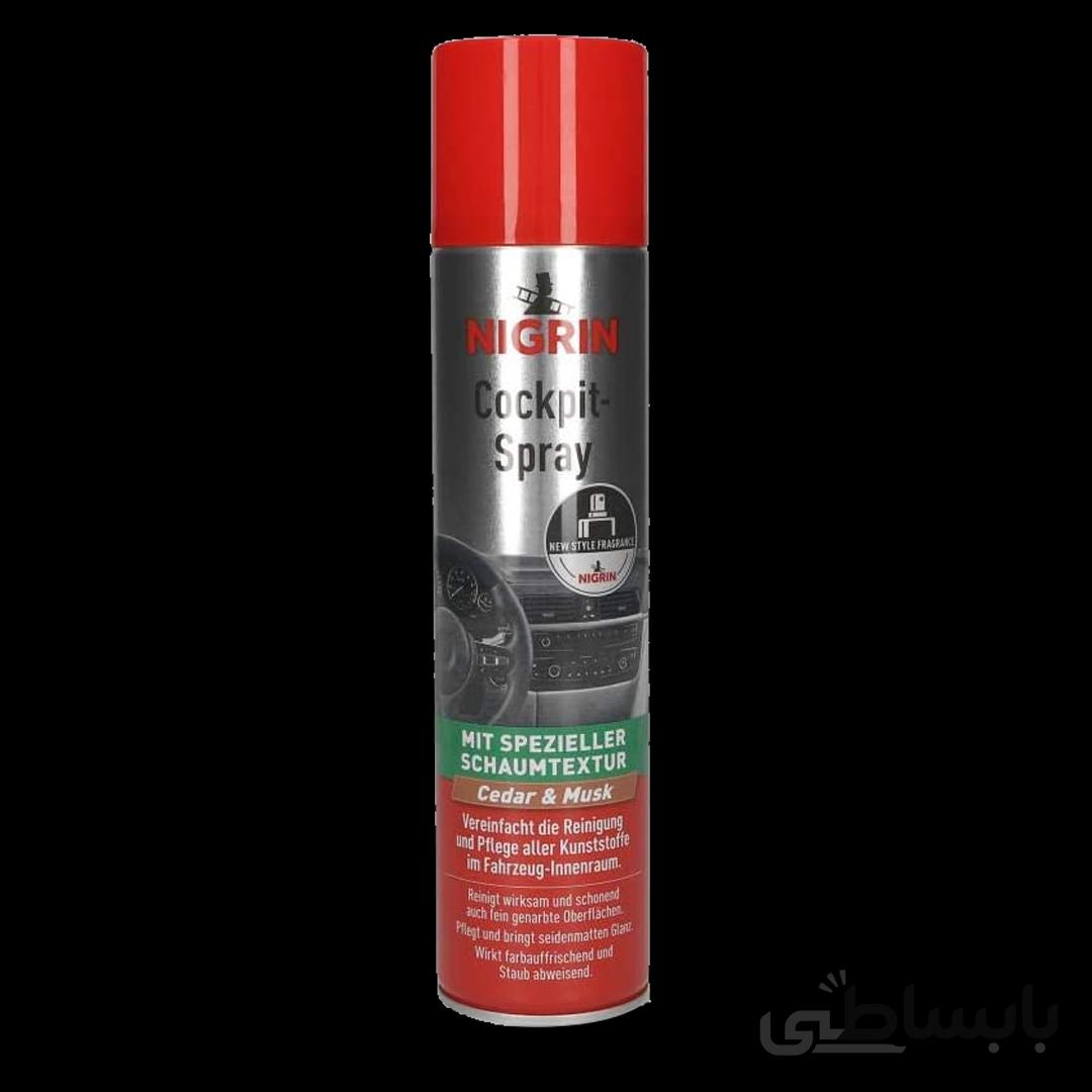 واکس داشبورد با رایحه سدر و مشک Nigrin Cockpit Spray