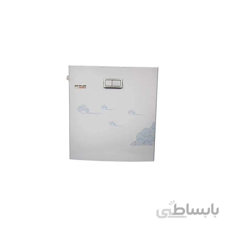 فلاش تانک روکار ایران مدل اولترا اسلیم طرح ابر و باد
