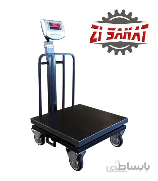 باسکول محک 500KG چرخ دار استیل کد 1397