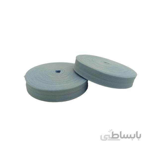 نوار اریب توری آبی آسمانی 2 سانتی کد 4062O