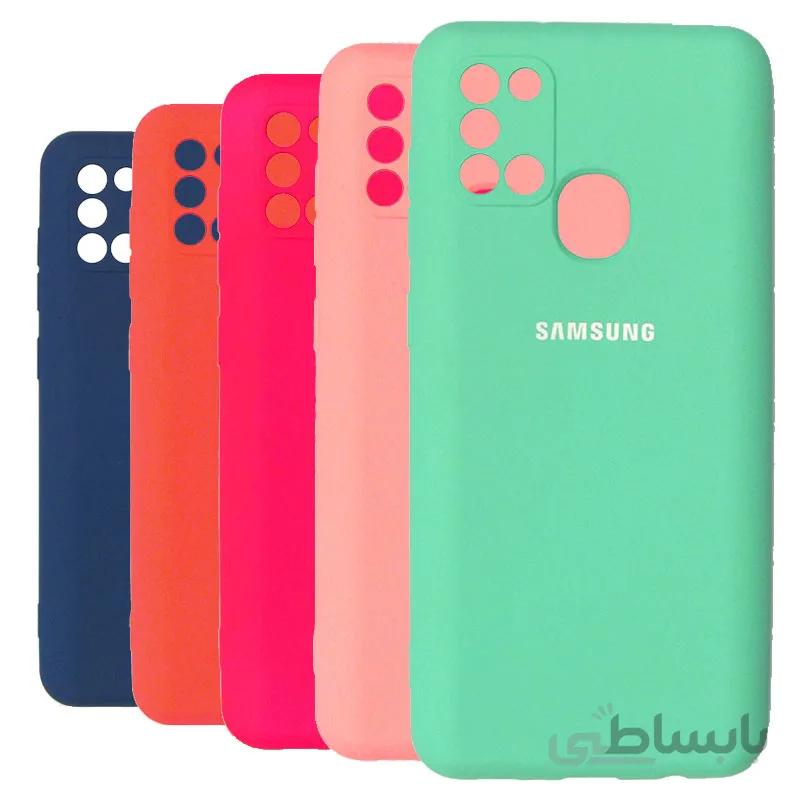 قاب سیلیکونی محافظ لنزدار زیربسته سامسونگ Samsung A21s