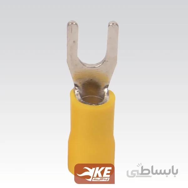 سرسیم دوشاخ سایز 6 سوراخ 4 بسته 100 عددی