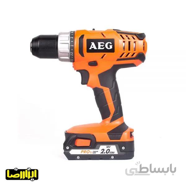 دریل پیچ گوشتی شارژی آاگ مدل BS18G2LI