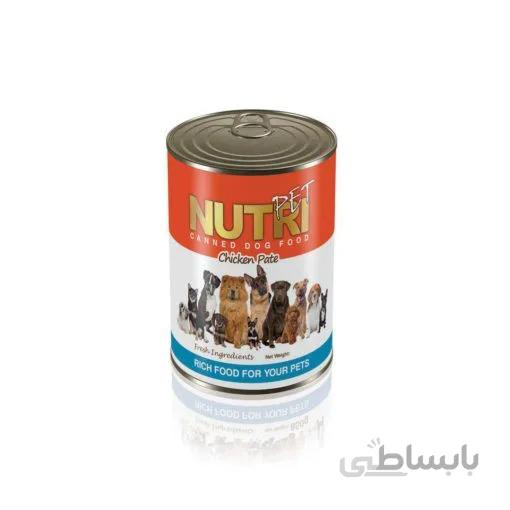 کنسرو گوشت مرغ و سبزیجات (پاته)، مخصوص سگ ، برند نوتری پت، ۴۲۵ گرم