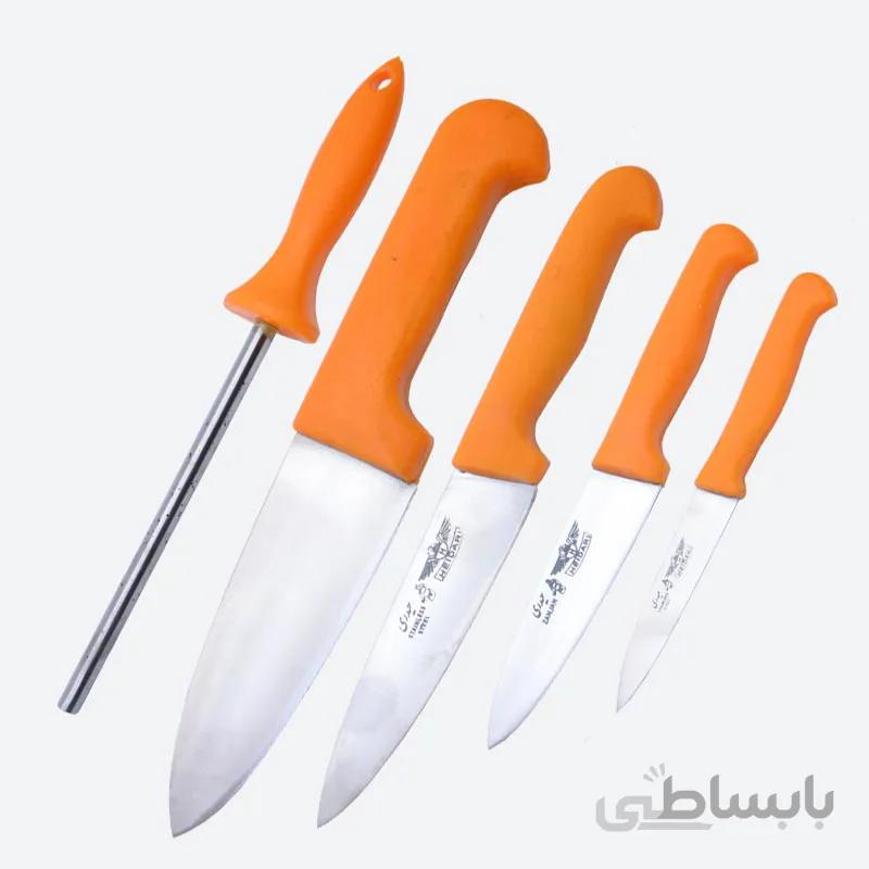 ست چاقوی آشپزخانه حیدری ارزان 5 پارچه