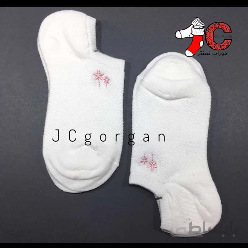 جوراب ساق کوتاه طرح تک گل