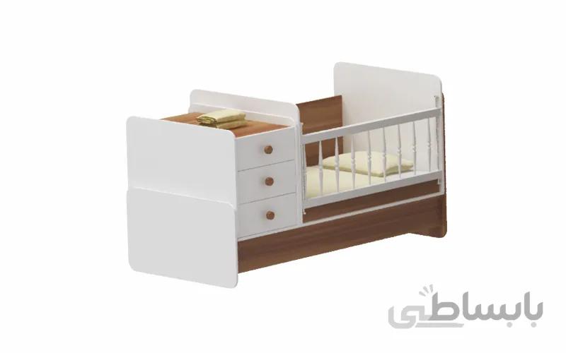 تخت خواب نوزادی سه منظوره مدل F112