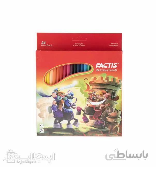 مداد رنگی 24 رنگ فکتیس ا Factis 24 Color Pencil