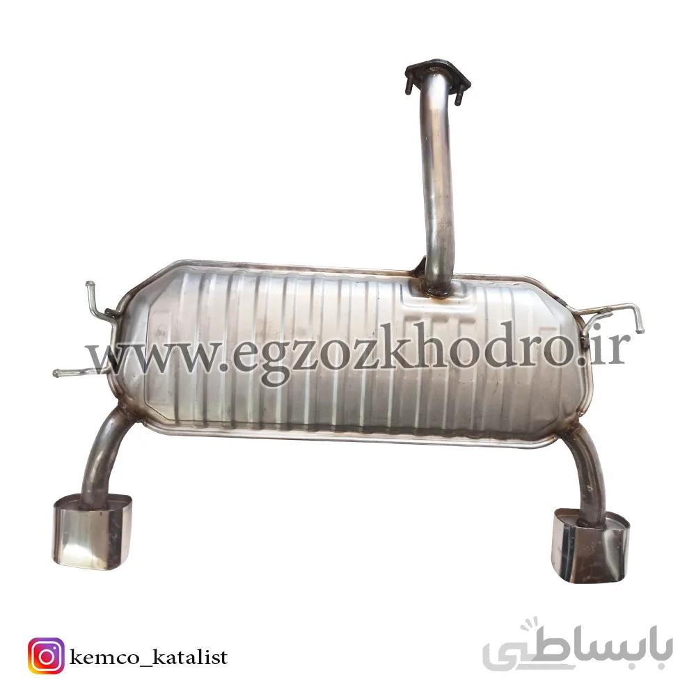 اگزوز عقب توسان دولول