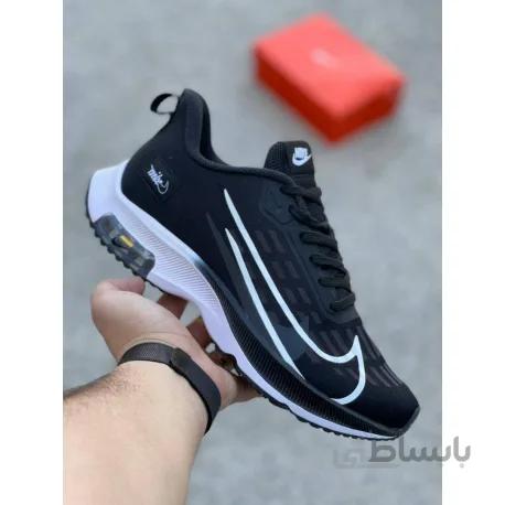 کفش رانینگ نایک زوم استراکچر مشکی سفید Nike zoom structure 38x