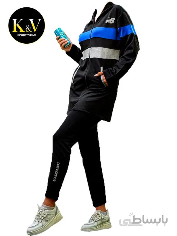 ست مانتو شلوار ورزشی New Balance ا New Balance sport pants manteau set