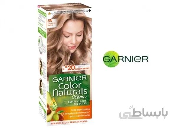 کیت رنگ مو گارنیه قهوه ای روشن شماره 8N
