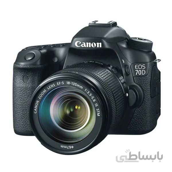 دوربین عکاسی کانن مدل EOS 70D به همراه لنز STM 18-135 میلی متر