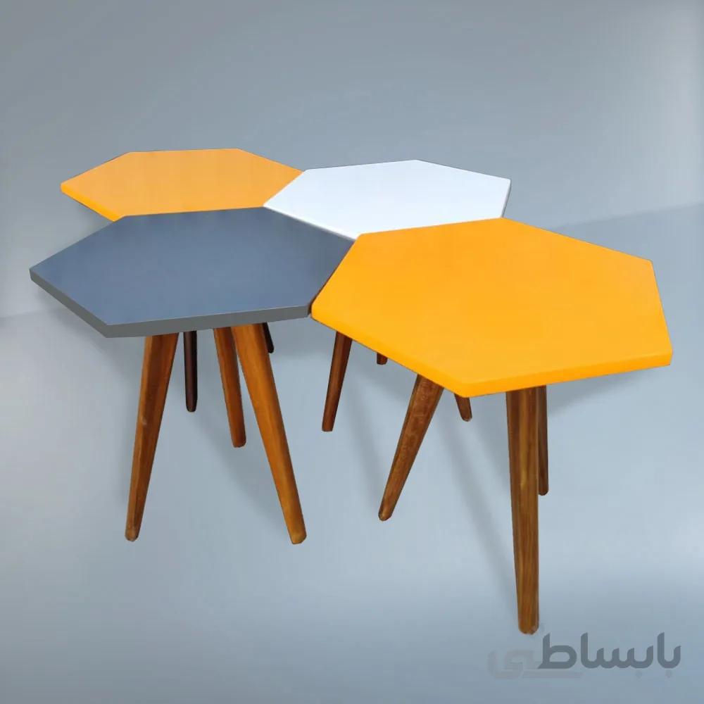 میزعسلی 4 تکه هگزا (Hexa)