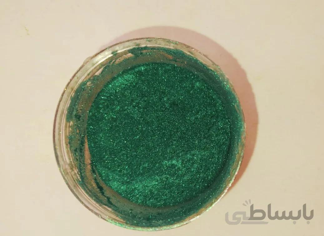 رنگ پودری سبز یشمی