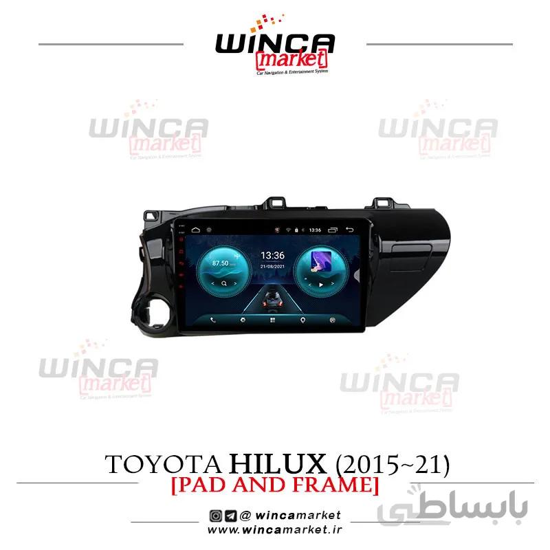 مانیتور فابریک تویوتا هایلوکس 2015-2021 سری اس S400 پلاس وینکا WINCA مدل RS855