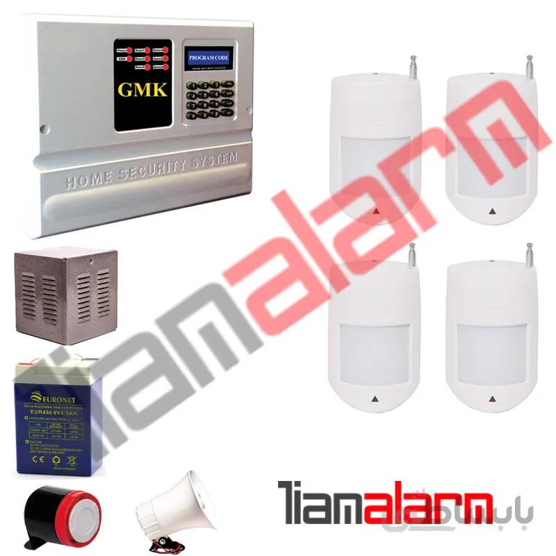 پکیج دزدگیر اماکن بیسیم مدل جی ام کا سیم کارتی GM890H74