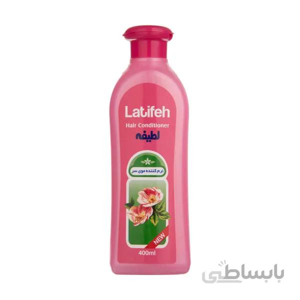 نرم کننده مو لطیفه مدل Flower حجم 400 میلی لیتر