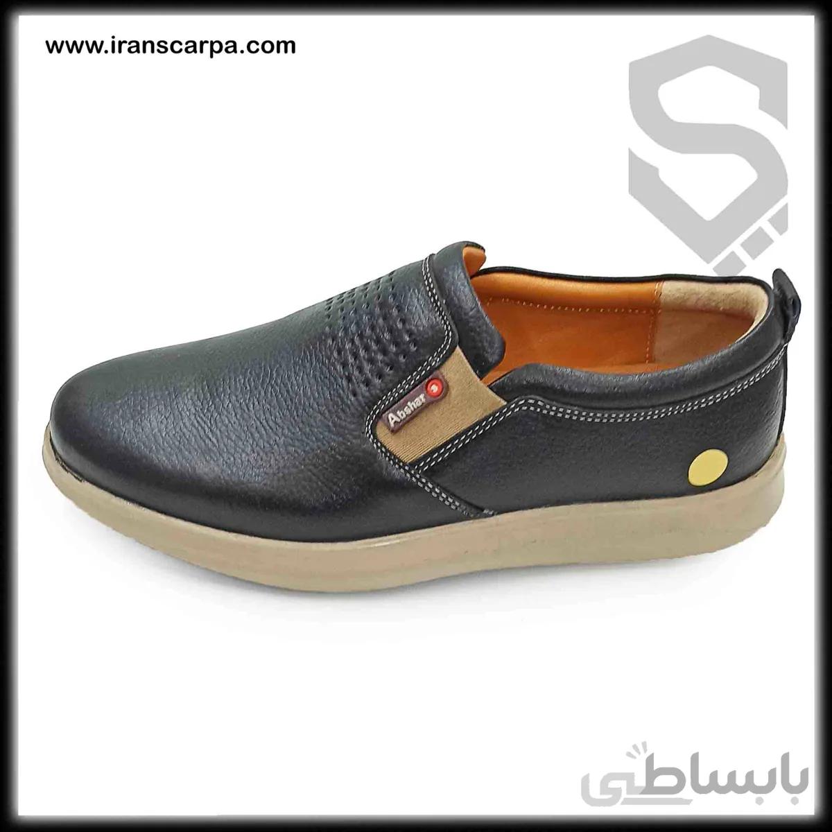 کفش طبی چرم مردانه مدل کاسکاد