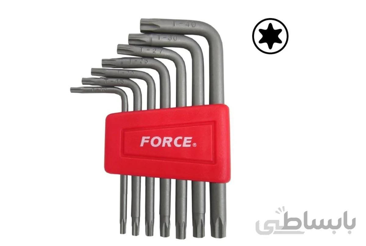 سری آچار ستاره ای 7 عددی فورس – FORCE مدل 5071