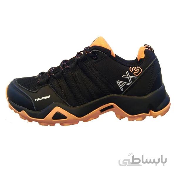 کفش پیاده روی زنانه مدل IRUNNER BLACK ORANGE - 38