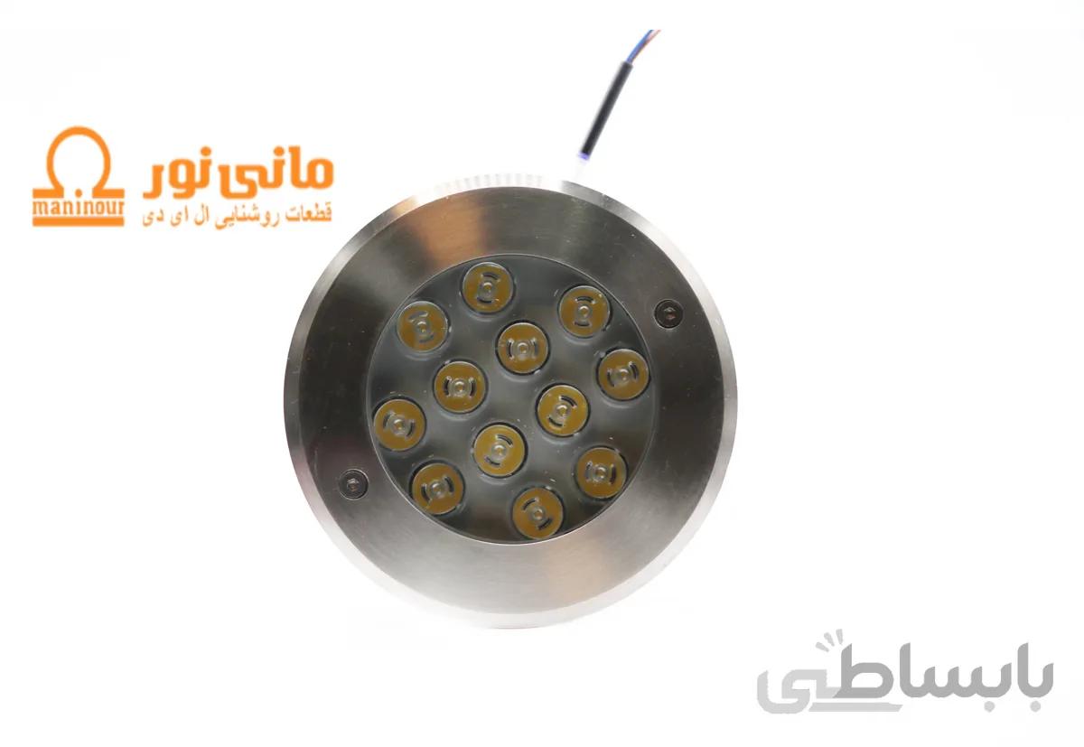 چراغ استخری دفنی 12 وات 15 سانتی