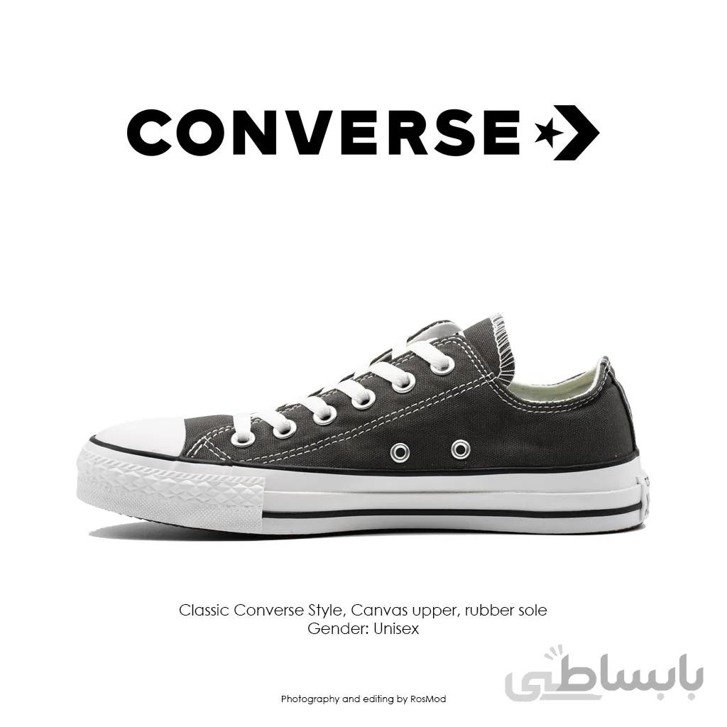 کتانی کانورس آل استار – Chuck Taylor Converse All Star Ox Grey