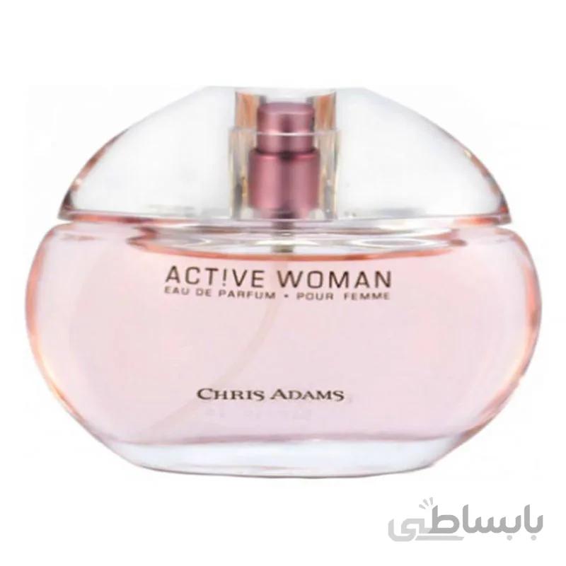 ادو پرفیوم کریس آدامز مدل Active زنانه حجم 80 میلی لیتر ا Chris adams Active Woman Eau De Parfum