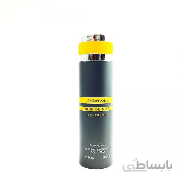 اسپری خوشبوکننده بدن نویر دِ نویر جانوین Johnwin Noir De Noir
