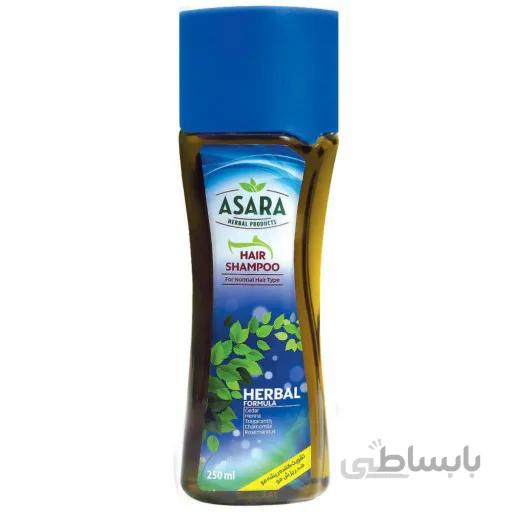 شامپو گیاهی آسارا برای موهای معمولی