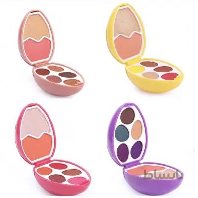 پالت سایه و رژگونه و هایلایتر تخم مرغی تویز multicolored eye shadow makeup