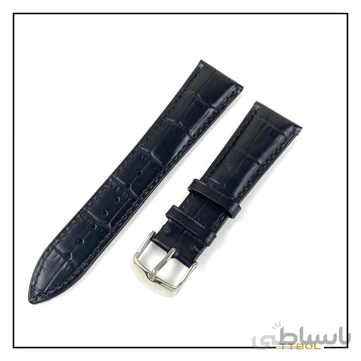 بند چرم ساعت مچی سایز 22 کد 8514