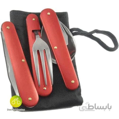 قاشق و چنگال تاشو سفری