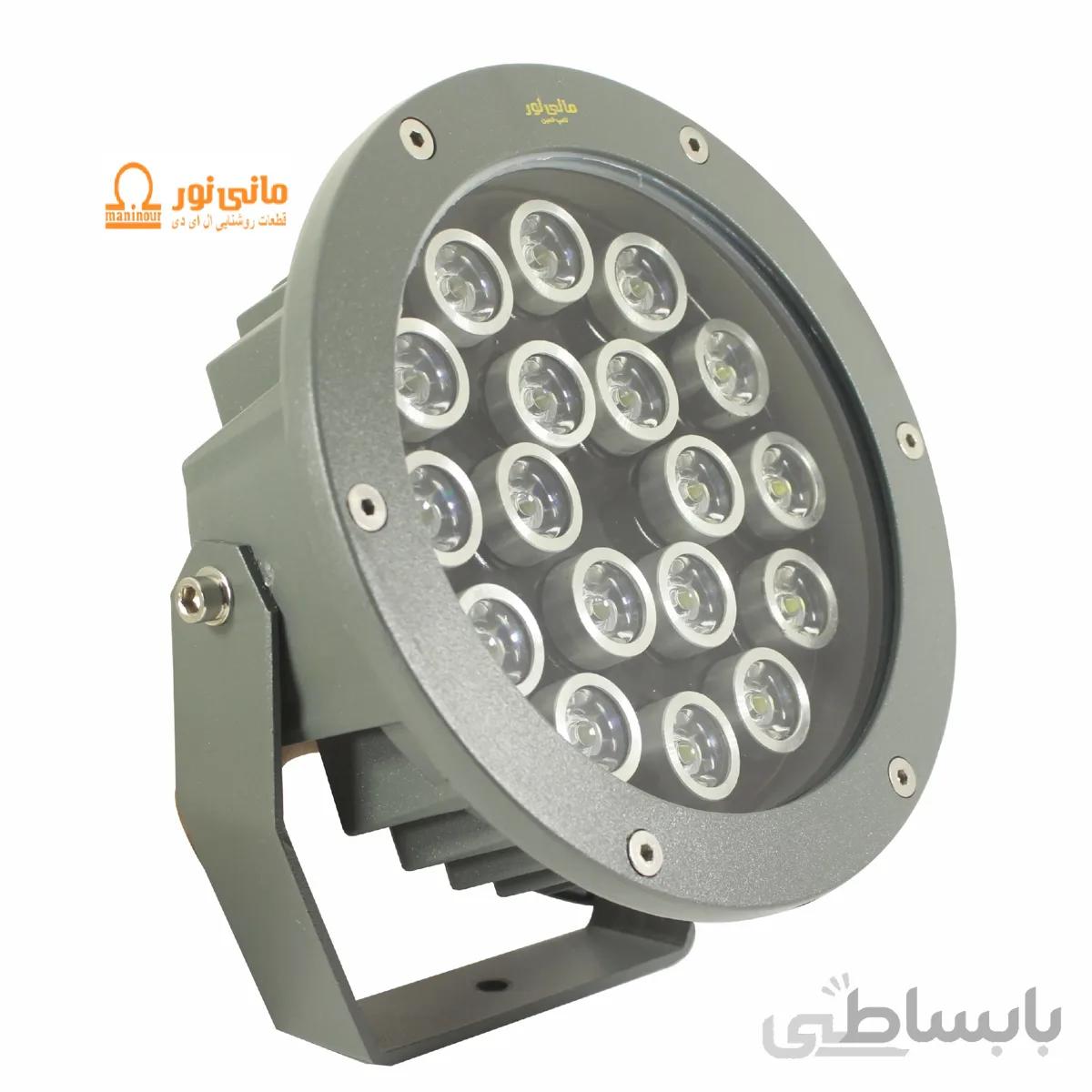 چراغ روکار نما گرد 18 وات قطر 18