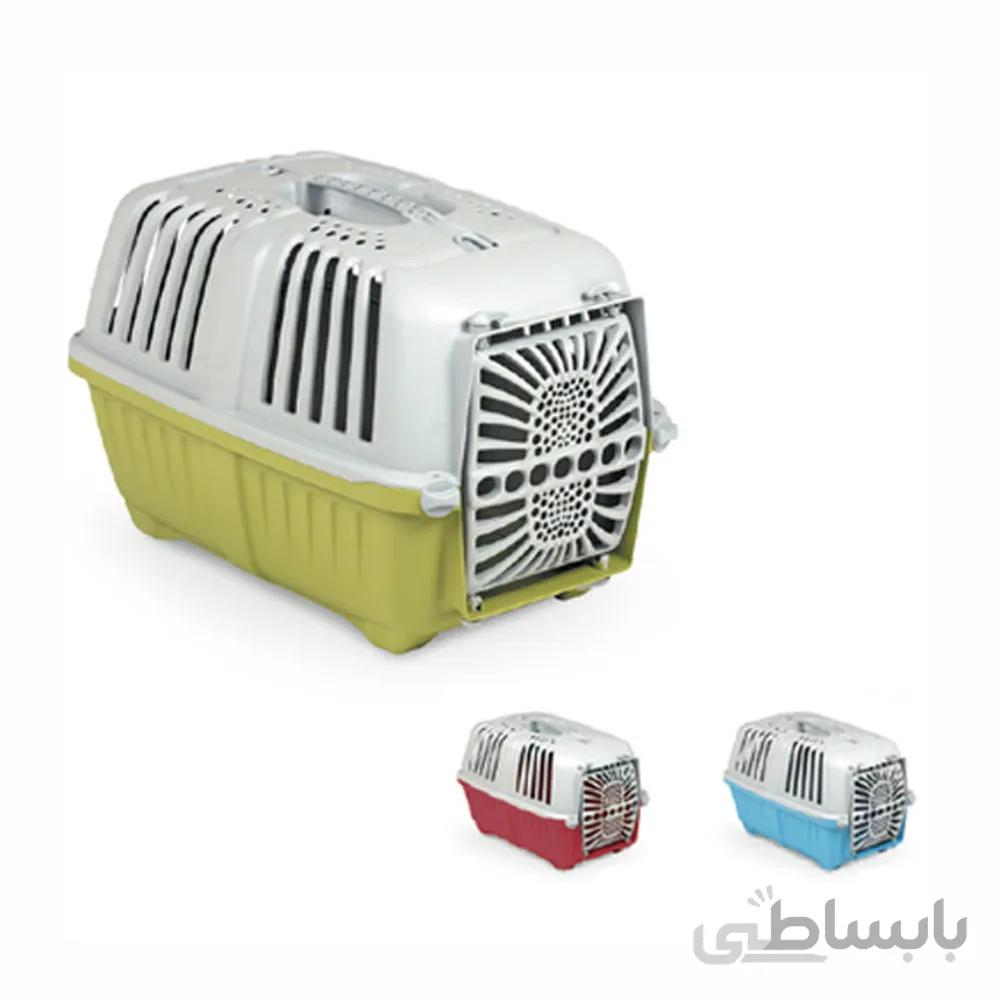 باکس حمل سگ و گربه ام پی اس مدل پراتیکو با درب پلاستیکی ا MPS Pratico Carrying Box With Plastic Lid For Cats And Dogs